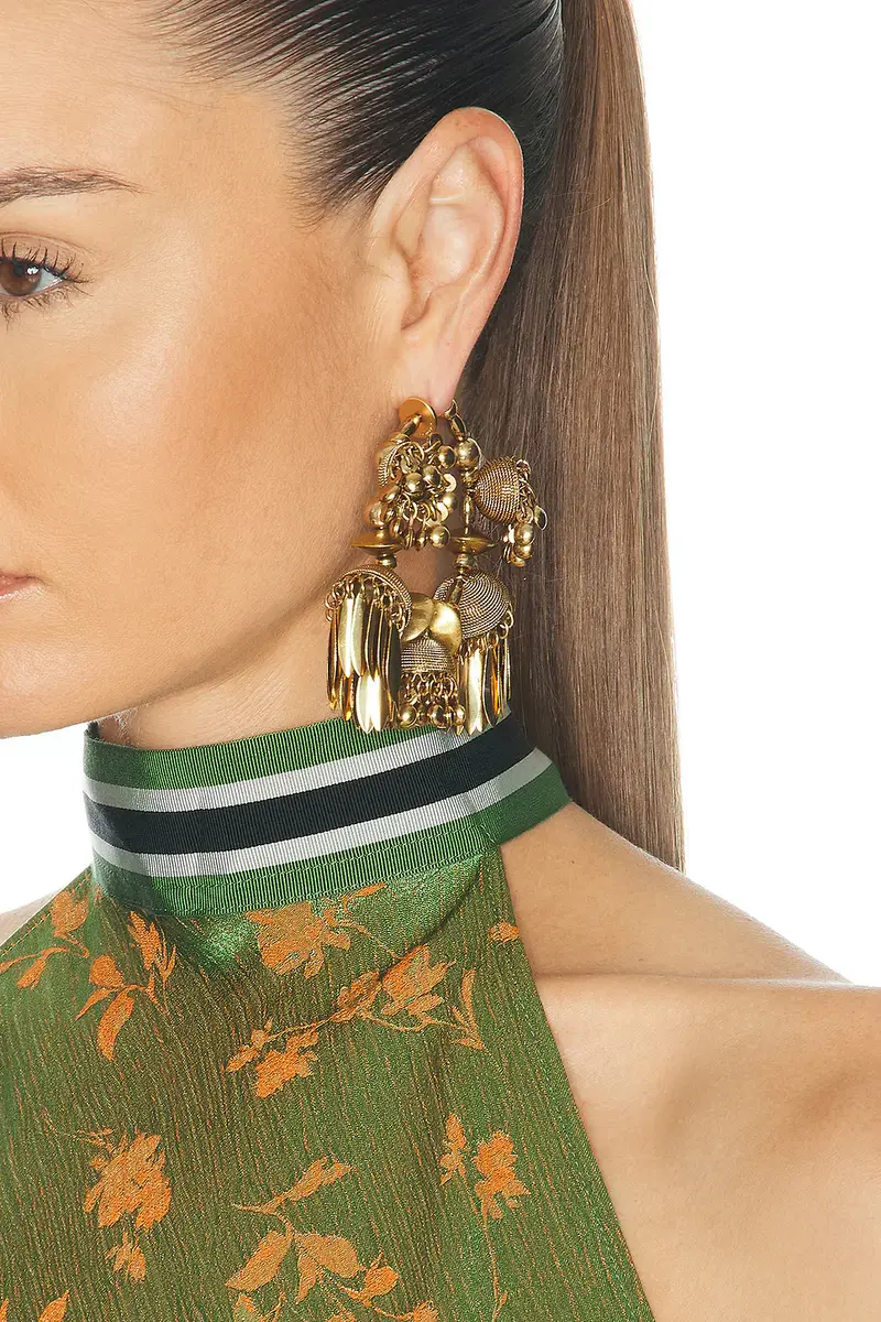 Dries Van Noten Handmade Loop Earrings | Thumbnail 2