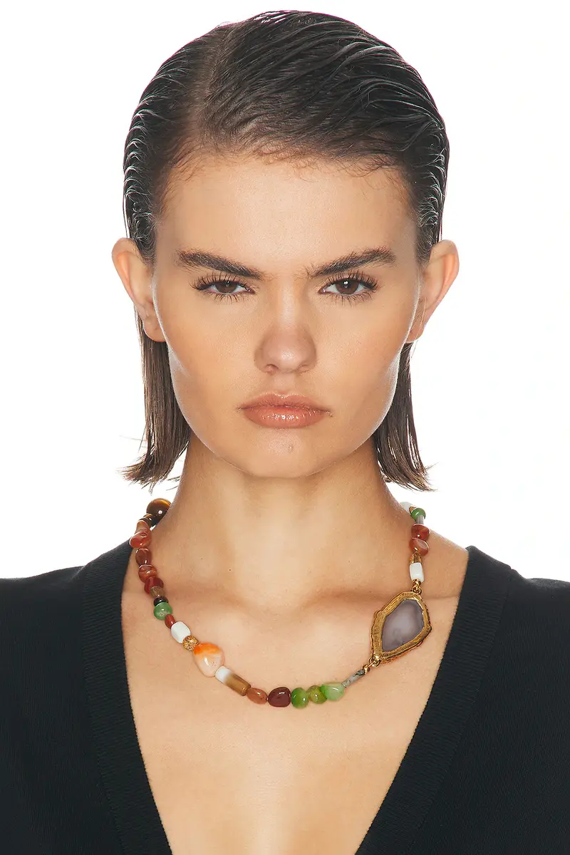 Dries Van Noten Handmade Combination Natural Stones Necklace | Thumbnail 2 Dries Van Noten Handmade Combination Natural Stones Necklace | Thumbnail 2