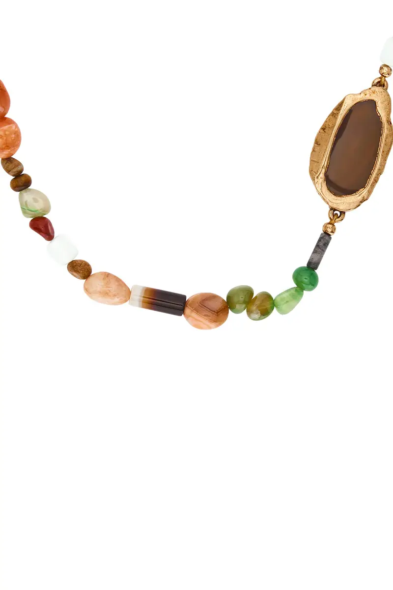 Dries Van Noten Handmade Combination Natural Stones Necklace | Thumbnail 3 Dries Van Noten Handmade Combination Natural Stones Necklace | Thumbnail 3
