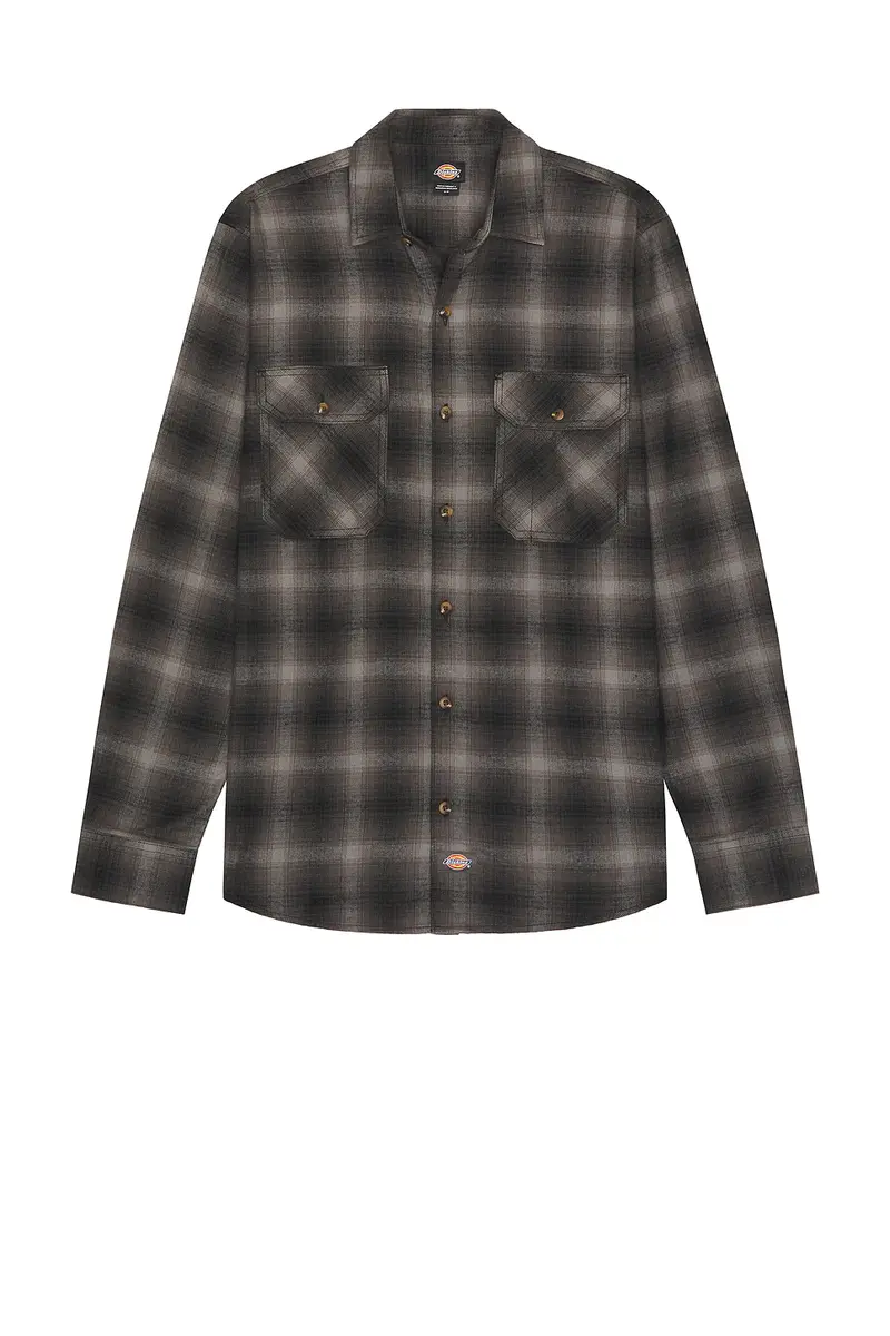 Dickies Long Sleeve Flannel Work Shirt | Thumbnail 4 Dickies Long Sleeve Flannel Work Shirt | Thumbnail 4