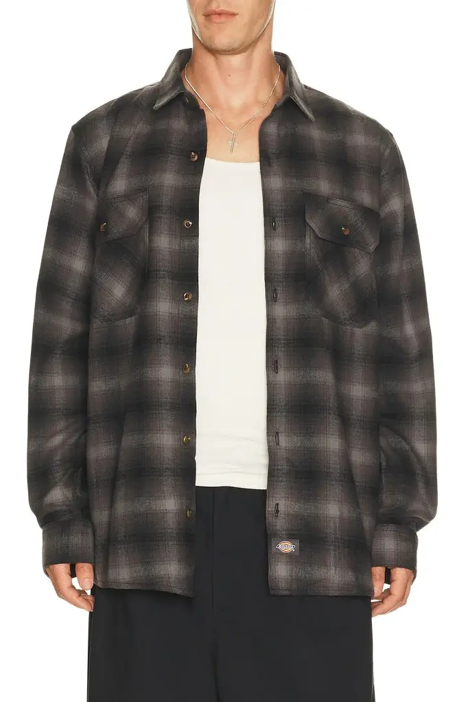 Long Sleeve Flannel Work Shirt Long Sleeve Flannel Work Shirt