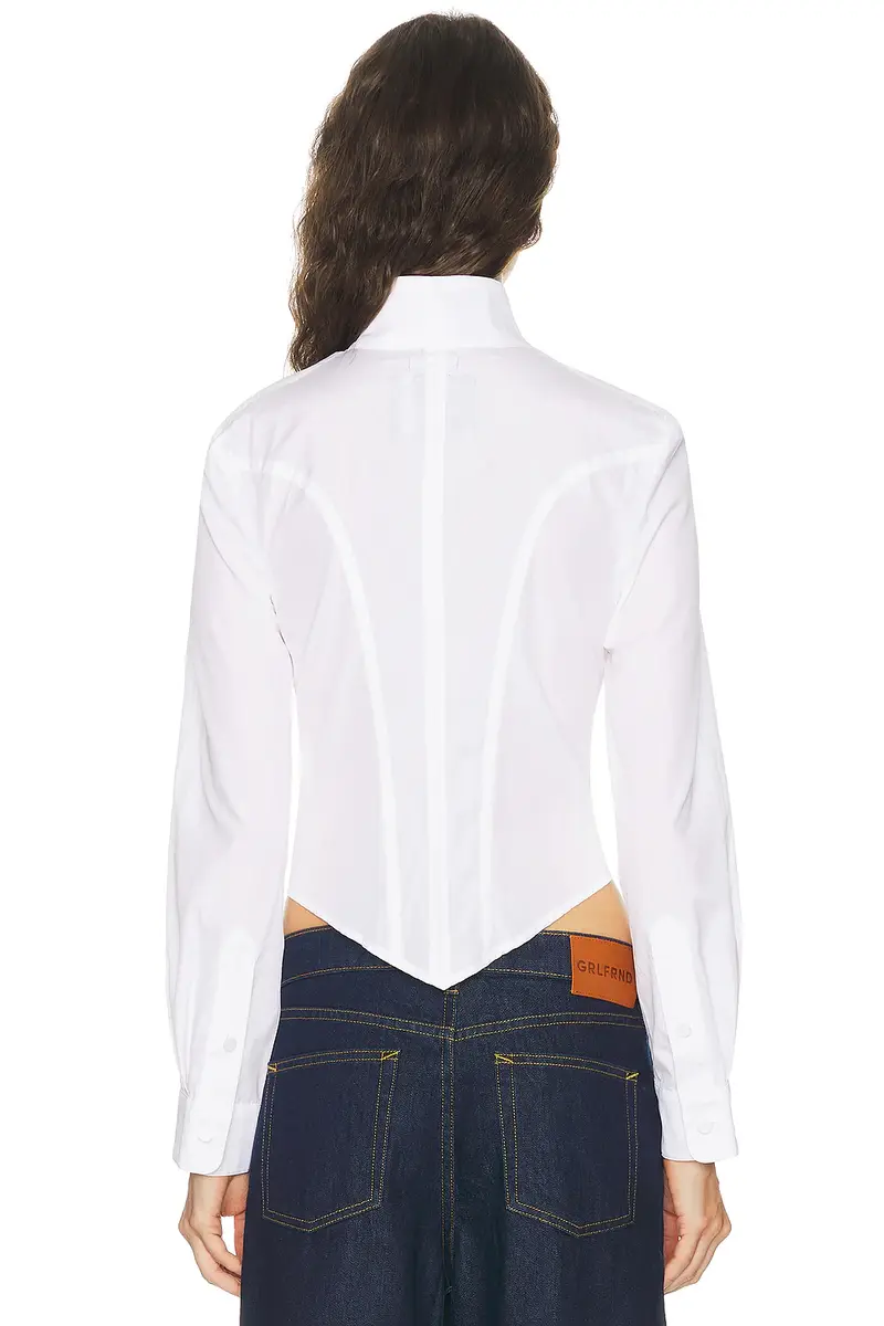 R13 Asymmetrical Front Shirt | Thumbnail 4 R13 Asymmetrical Front Shirt | Thumbnail 4