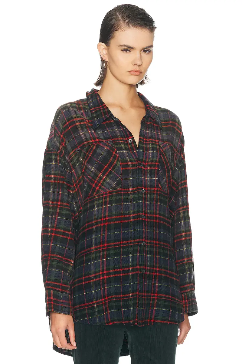 R13 Drop Neck Workshirt | Thumbnail 2 R13 Drop Neck Workshirt | Thumbnail 2