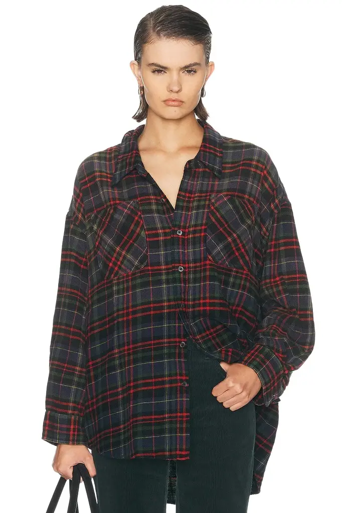 R13 Drop Neck Workshirt