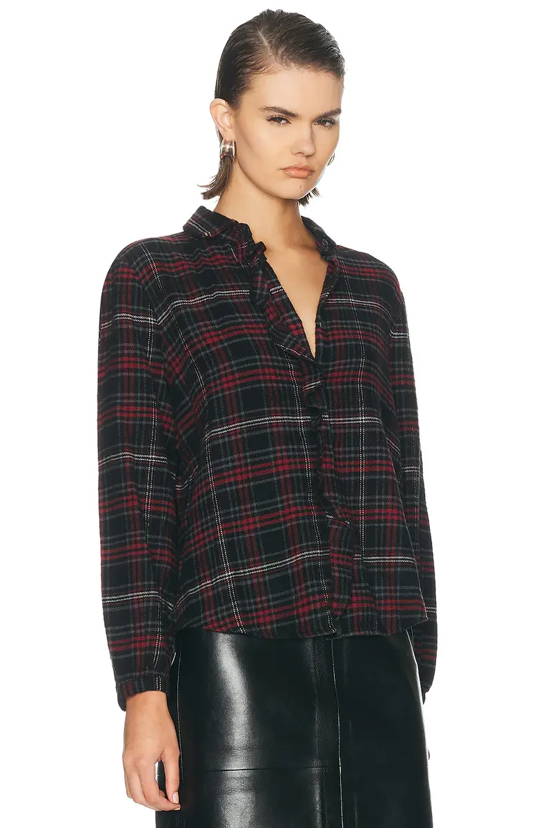 R13 Shrunken Ruffle Shirt | Thumbnail 2