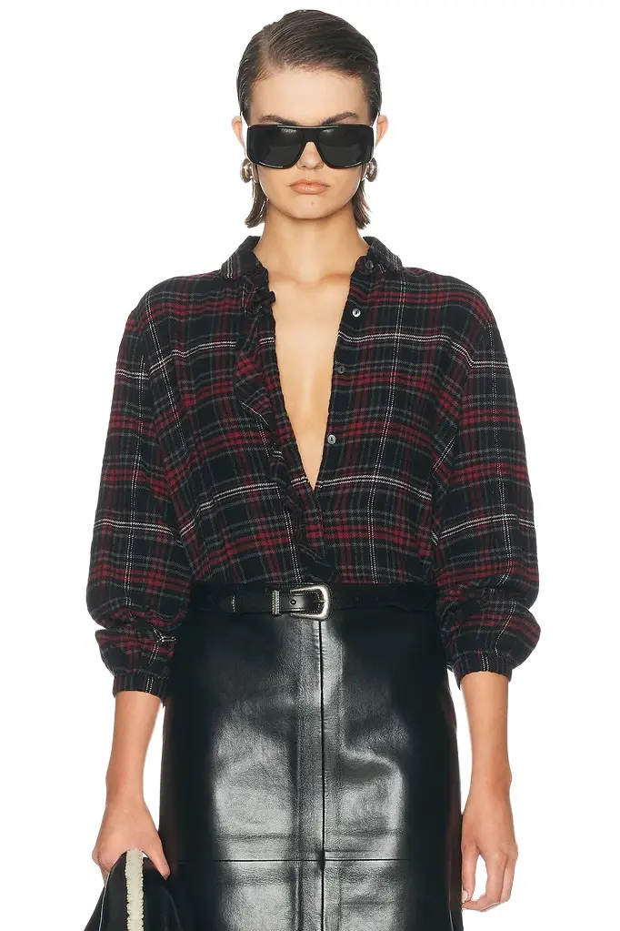 Shrunken Ruffle Shirt Shrunken Ruffle Shirt