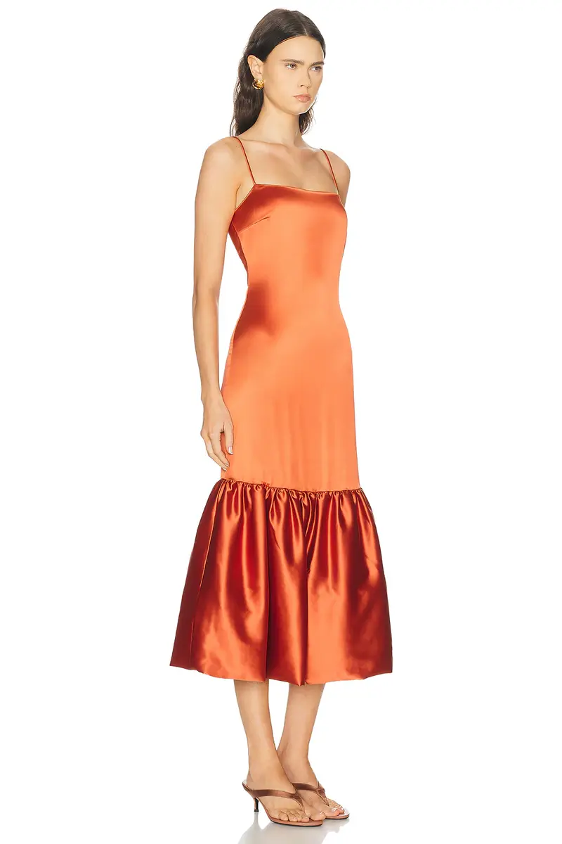 CAROLINE CONSTAS Sydney Ruffle Hem Gown | Thumbnail 2 CAROLINE CONSTAS Sydney Ruffle Hem Gown | Thumbnail 2
