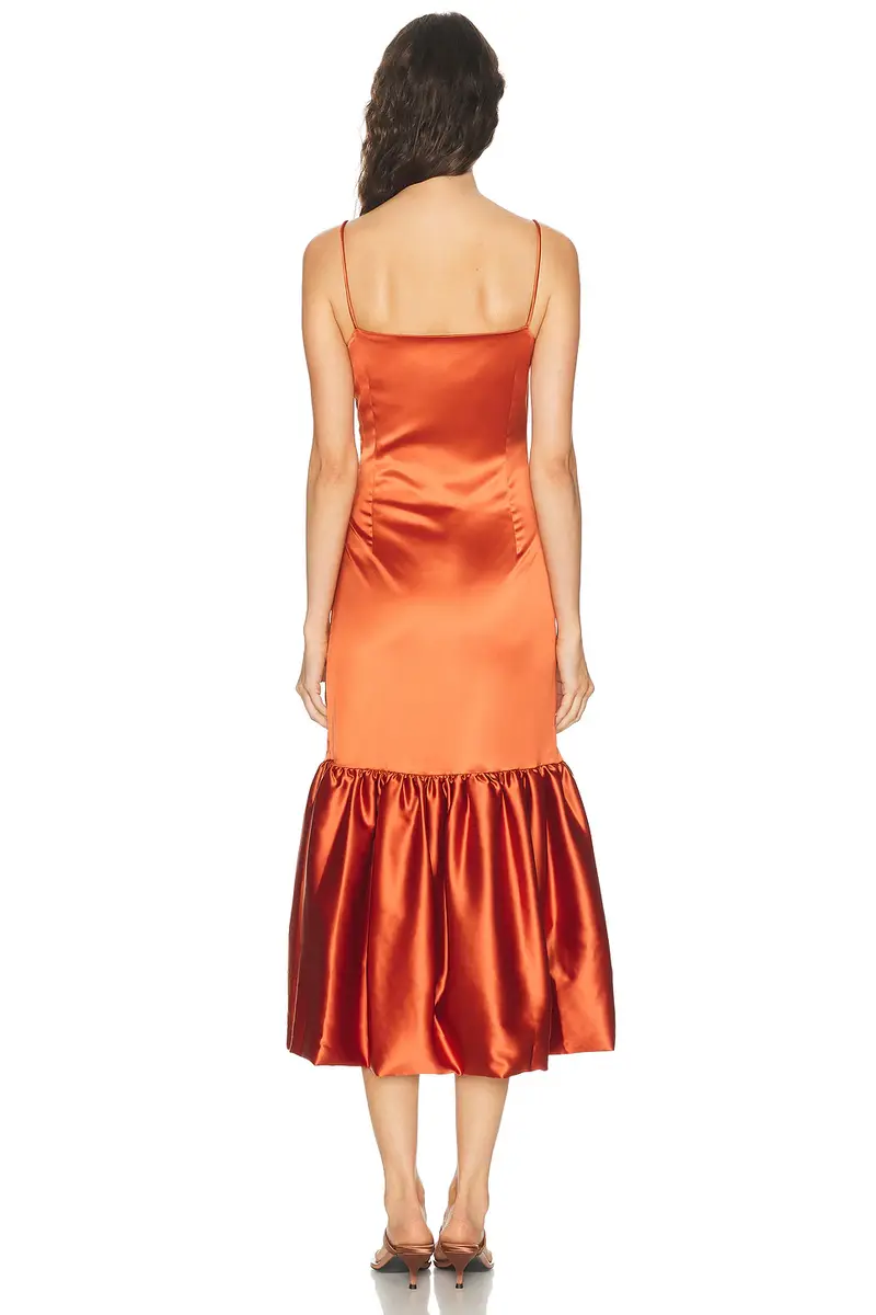 CAROLINE CONSTAS Sydney Ruffle Hem Gown | Thumbnail 3 CAROLINE CONSTAS Sydney Ruffle Hem Gown | Thumbnail 3