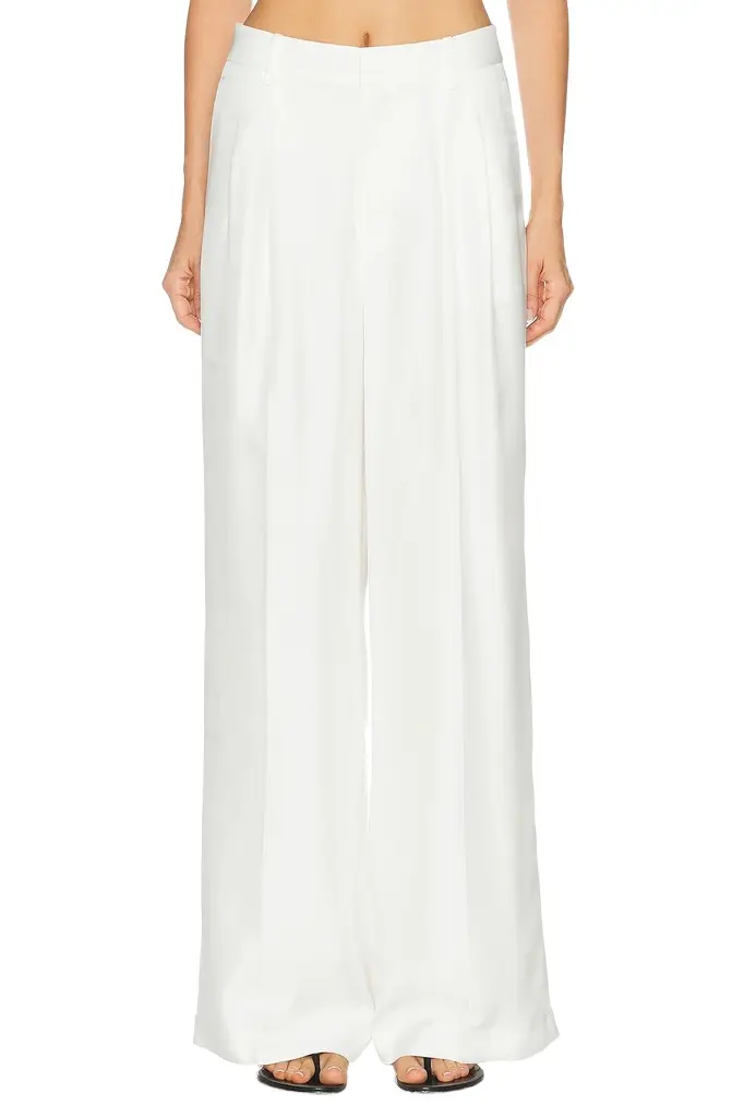 Wide Leg Tailored Trousers