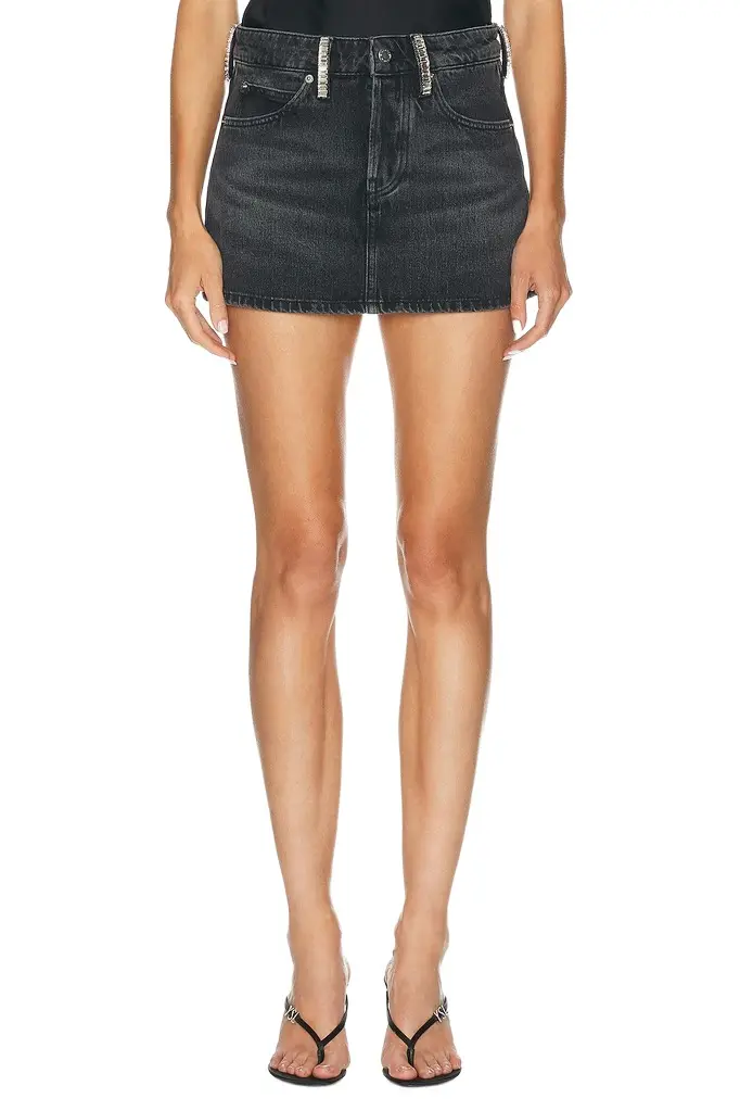 Denim Mini Skort