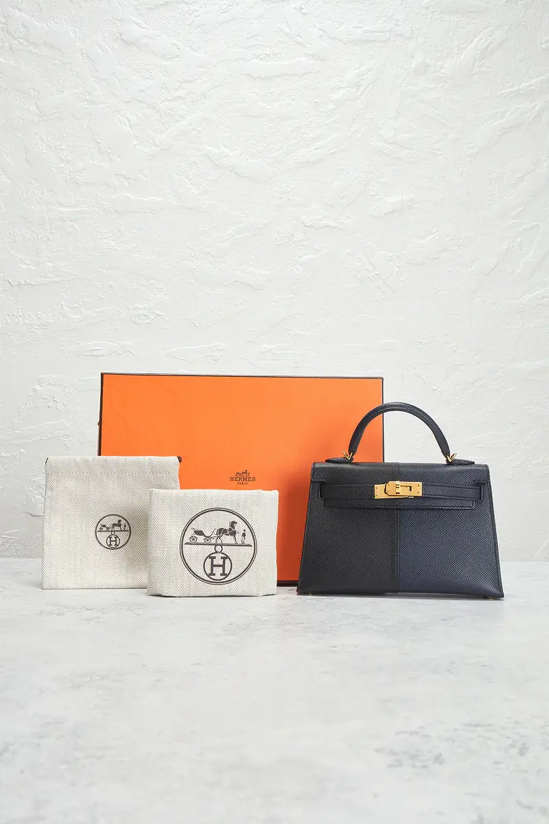 HERMÈS Hermes Casaque Veau Epsom Kelly 20 Handbag | Thumbnail 8 HERMÈS Hermes Casaque Veau Epsom Kelly 20 Handbag | Thumbnail 8