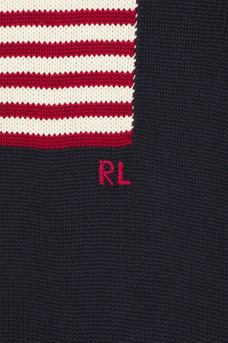 Polo Ralph Lauren Roving Cotton USA Flag Crewneck Sweater | Thumbnail 5