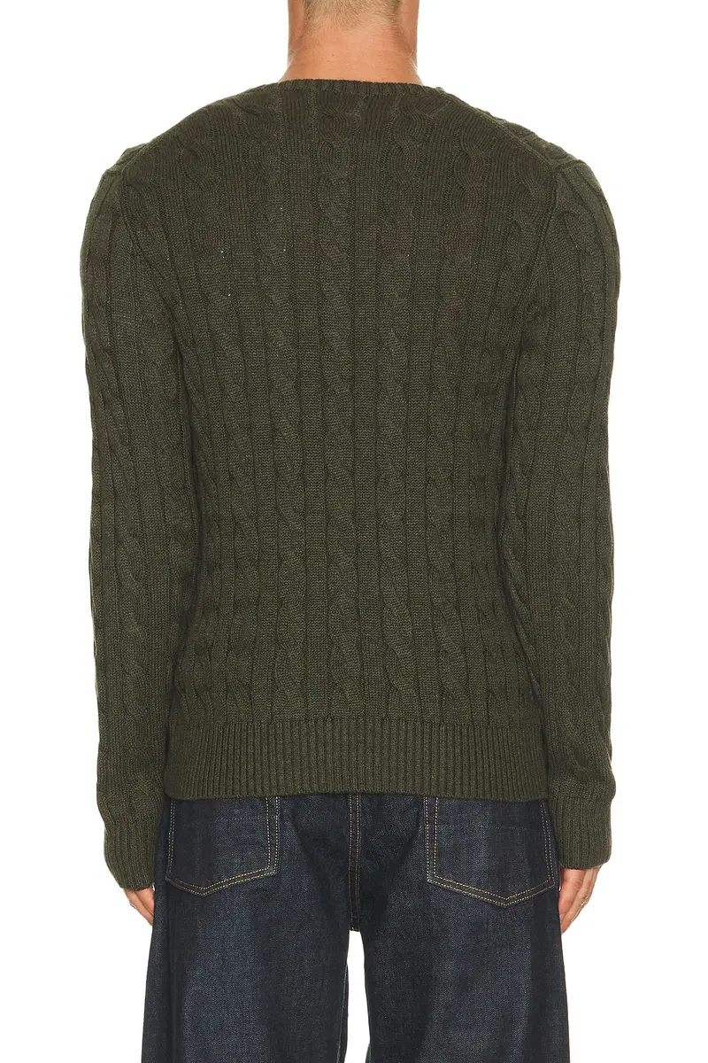 Polo Ralph Lauren Cotton Cable Knit Crewneck Sweater | Thumbnail 2