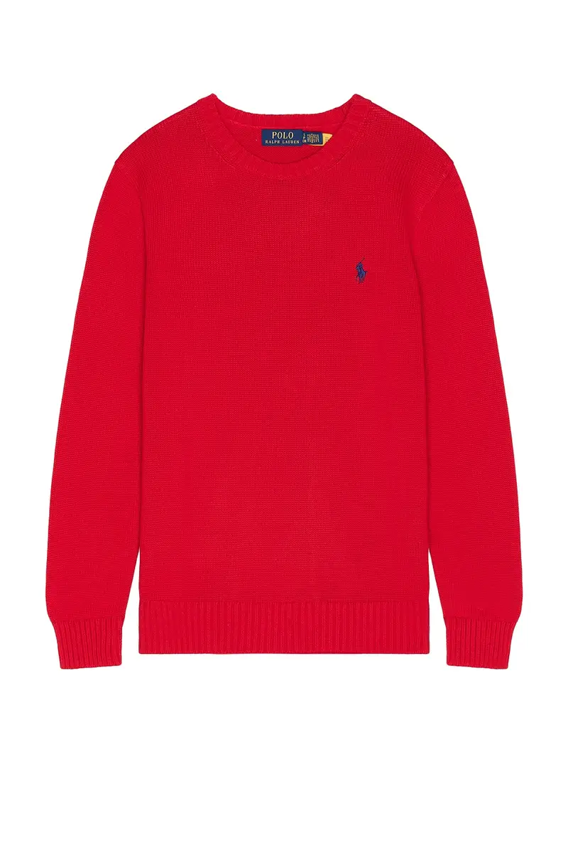 Polo Ralph Lauren Cotton Shaker Knit Crewneck Sweater | Thumbnail 4 Polo Ralph Lauren Cotton Shaker Knit Crewneck Sweater | Thumbnail 4