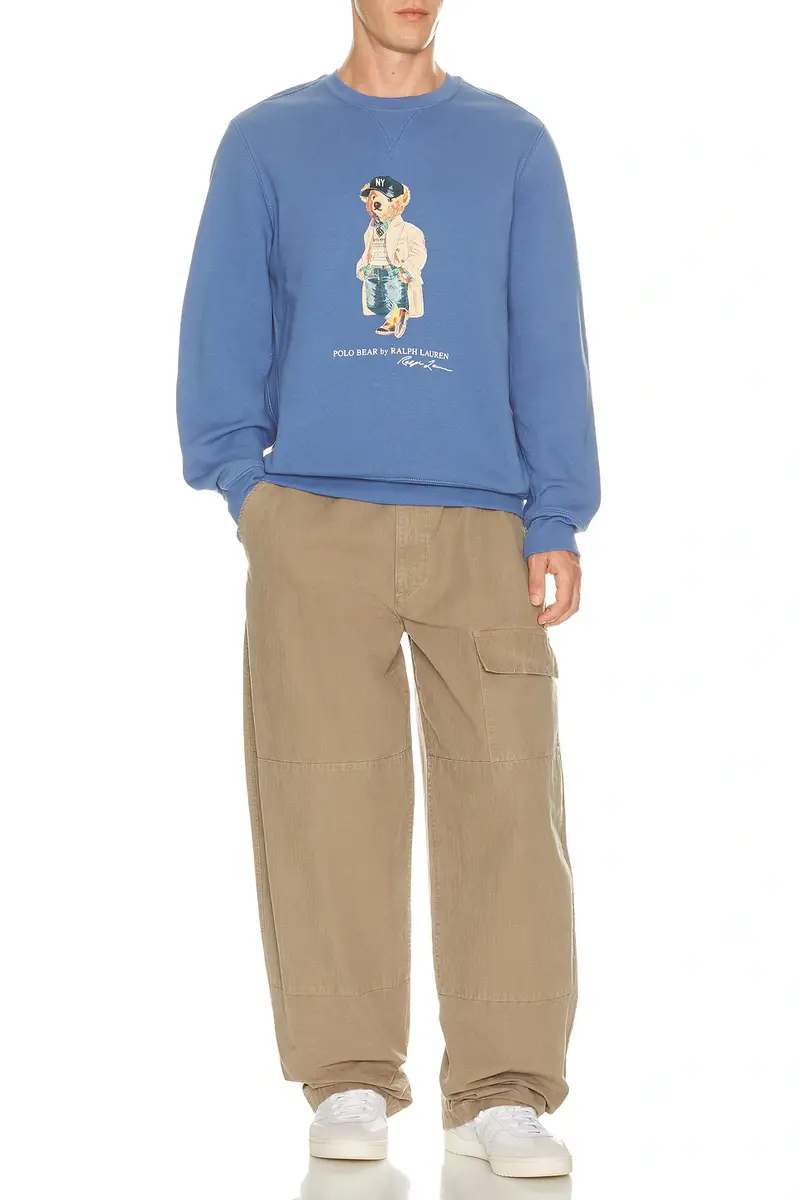 Polo Ralph Lauren Seasonal Fleece Novelty Litchfield Bear Crewneck Sweatshirt | Thumbnail 3 Polo Ralph Lauren Seasonal Fleece Novelty Litchfield Bear Crewneck Sweatshirt | Thumbnail 3