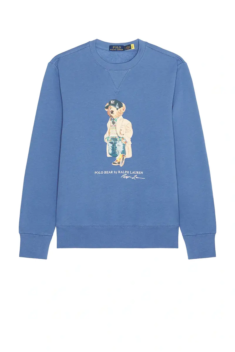 Polo Ralph Lauren Seasonal Fleece Novelty Litchfield Bear Crewneck Sweatshirt | Thumbnail 4 Polo Ralph Lauren Seasonal Fleece Novelty Litchfield Bear Crewneck Sweatshirt | Thumbnail 4