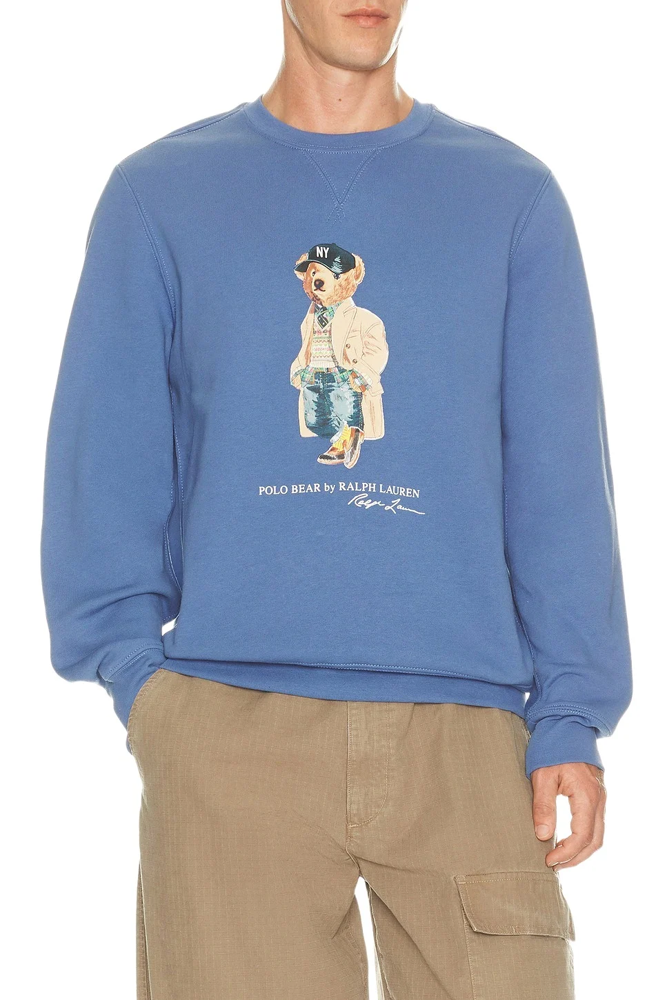 Polo Ralph Lauren Seasonal Fleece Novelty Litchfield Bear Crewneck Sweatshirt