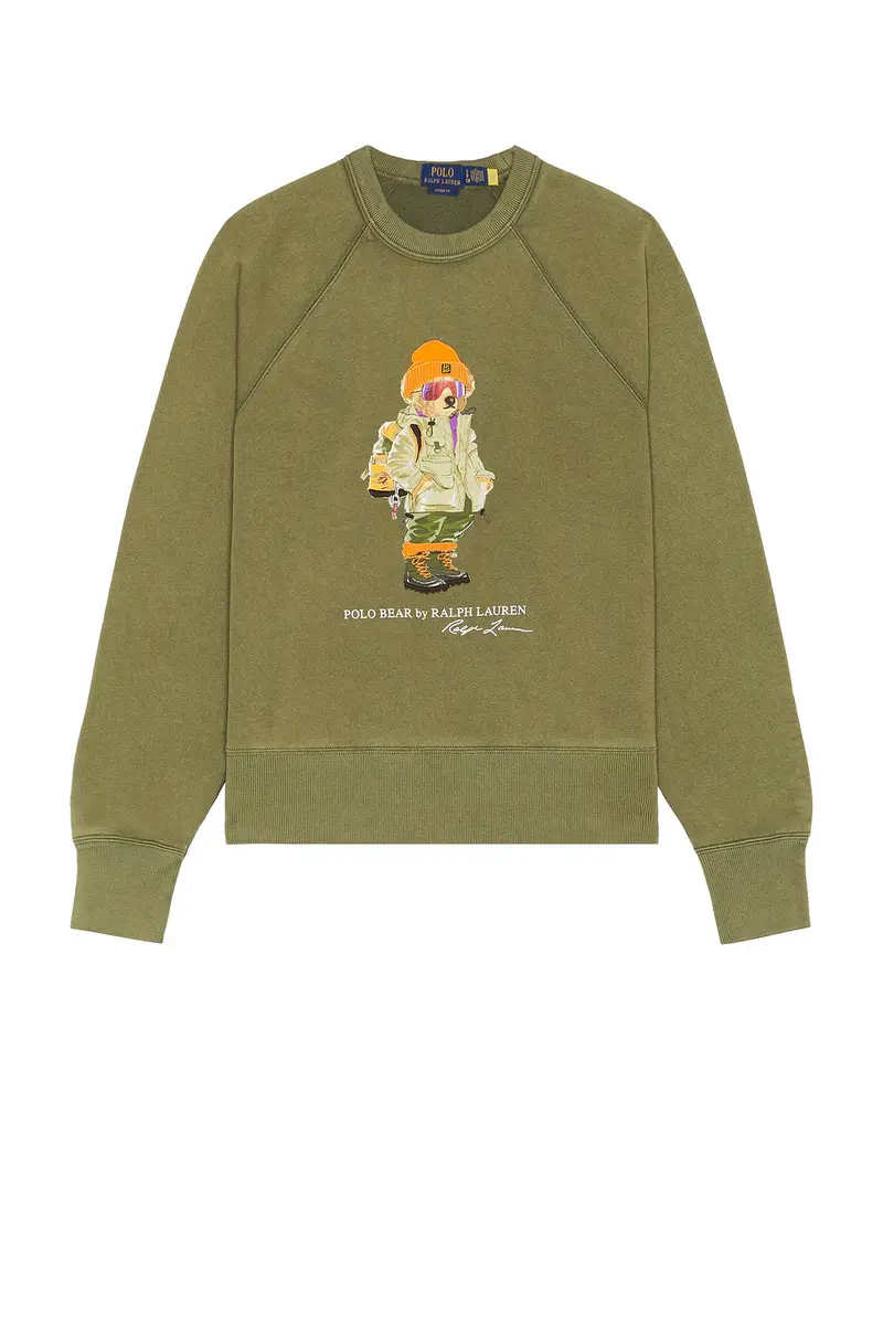 Polo Ralph Lauren Seasonal Fleece Red Rocks Bear Crewneck Sweatshirt | Thumbnail 4