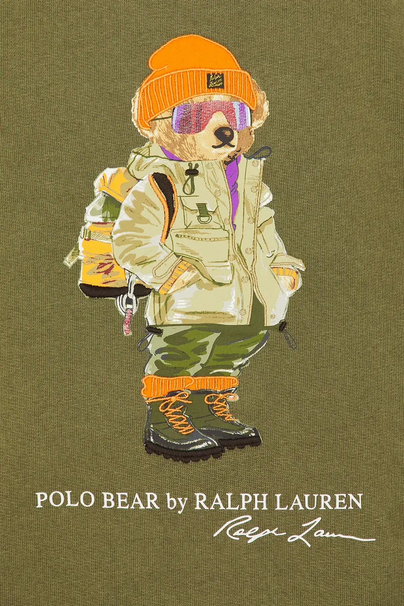 Polo Ralph Lauren Seasonal Fleece Red Rocks Bear Crewneck Sweatshirt | Thumbnail 5