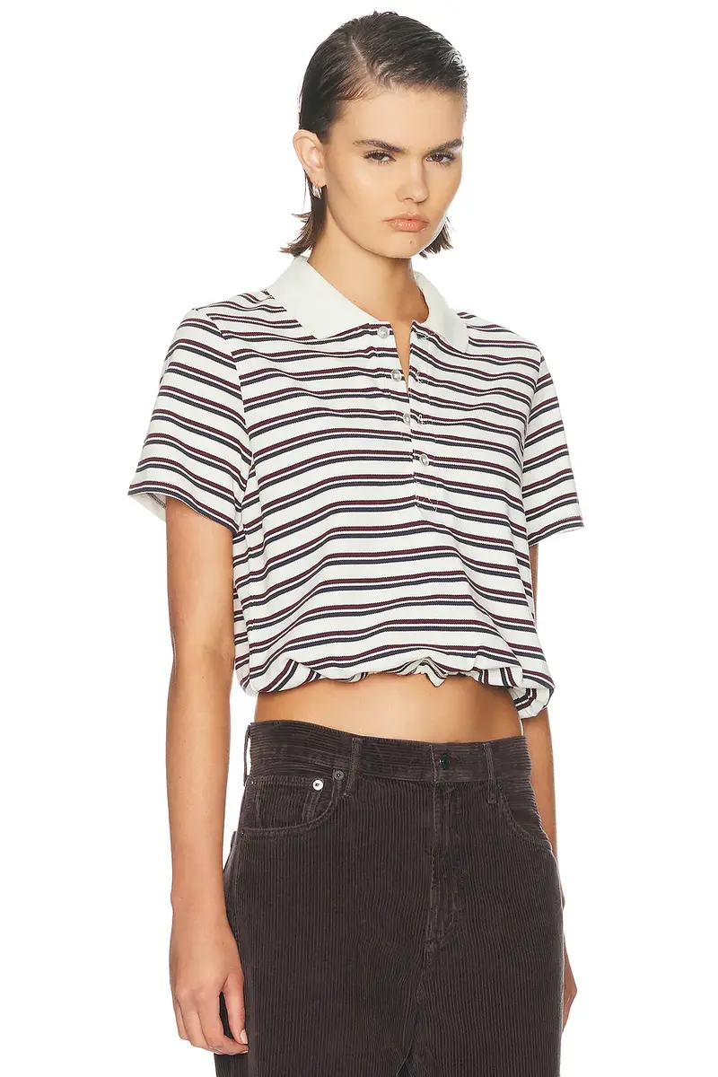 The Upside Sophie Cropped Polo Shirt | Thumbnail 2