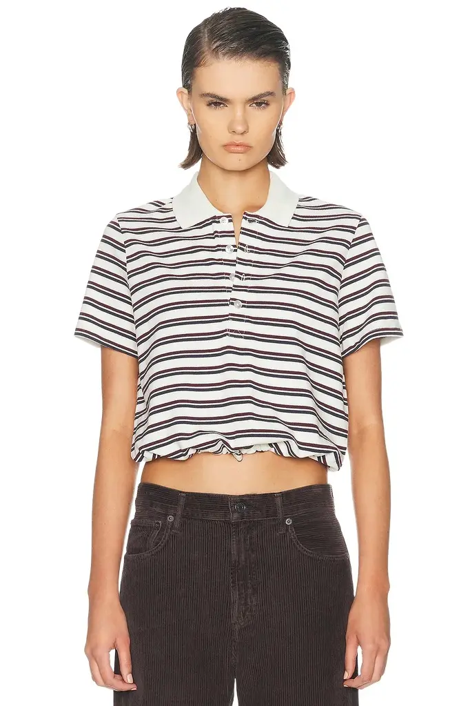 Sophie Cropped Polo Shirt Sophie Cropped Polo Shirt