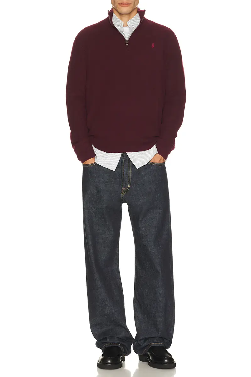 Polo Ralph Lauren Long Sleeve Cotton 1/2 Zip Pullover Sweater | Thumbnail 3