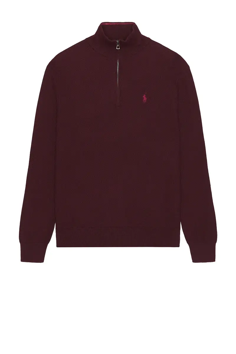 Polo Ralph Lauren Long Sleeve Cotton 1/2 Zip Pullover Sweater | Thumbnail 4