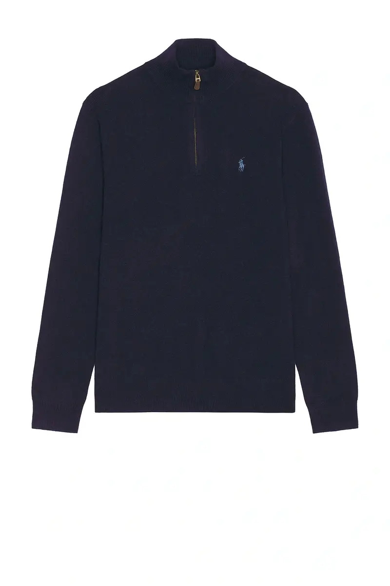 Polo Ralph Lauren Long Sleeve Lux Merino Wool 1/2 Zip Pullover Sweater | Thumbnail 4 Polo Ralph Lauren Long Sleeve Lux Merino Wool 1/2 Zip Pullover Sweater | Thumbnail 4