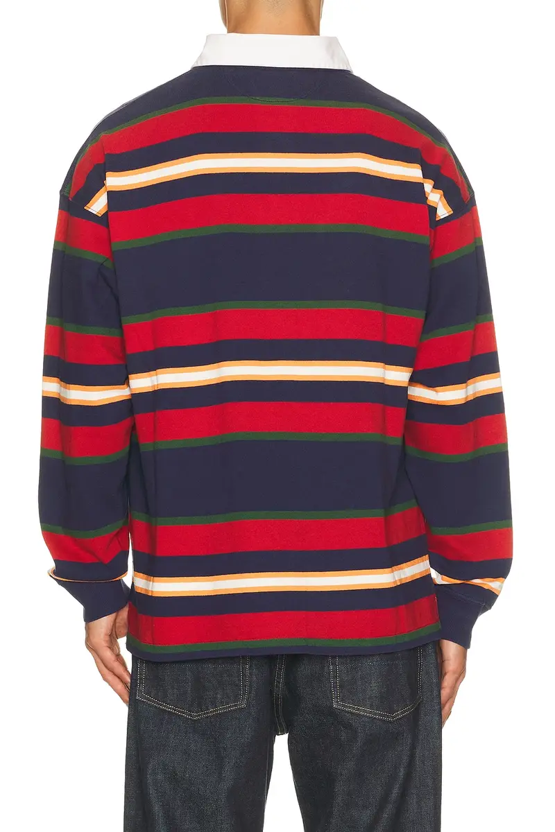 Polo Ralph Lauren Long Sleeve Yarn Dyed Cotton Rugby Polo Sweater | Thumbnail 2 Polo Ralph Lauren Long Sleeve Yarn Dyed Cotton Rugby Polo Sweater | Thumbnail 2