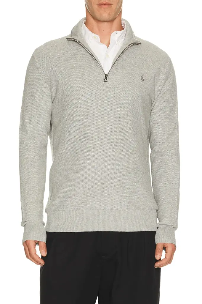 Polo Ralph Lauren Cotton 1/2 Zip Pullover Sweater