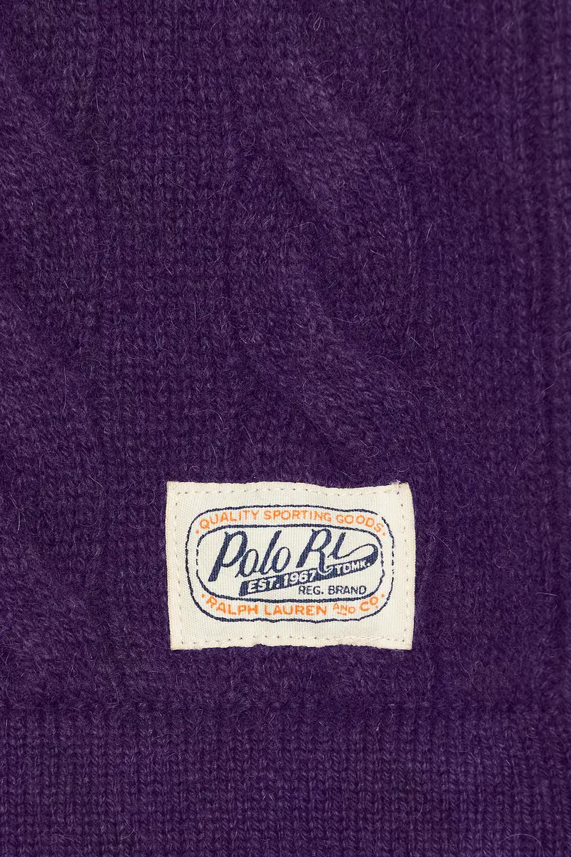 Polo Ralph Lauren Wool Blend Cable Knit Rugby Polo Sweater | Thumbnail 5 Polo Ralph Lauren Wool Blend Cable Knit Rugby Polo Sweater | Thumbnail 5