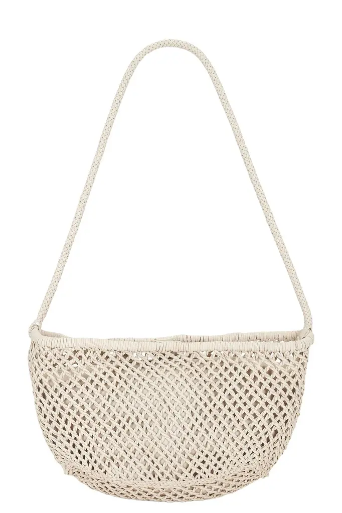 Mesh Crescent Bag