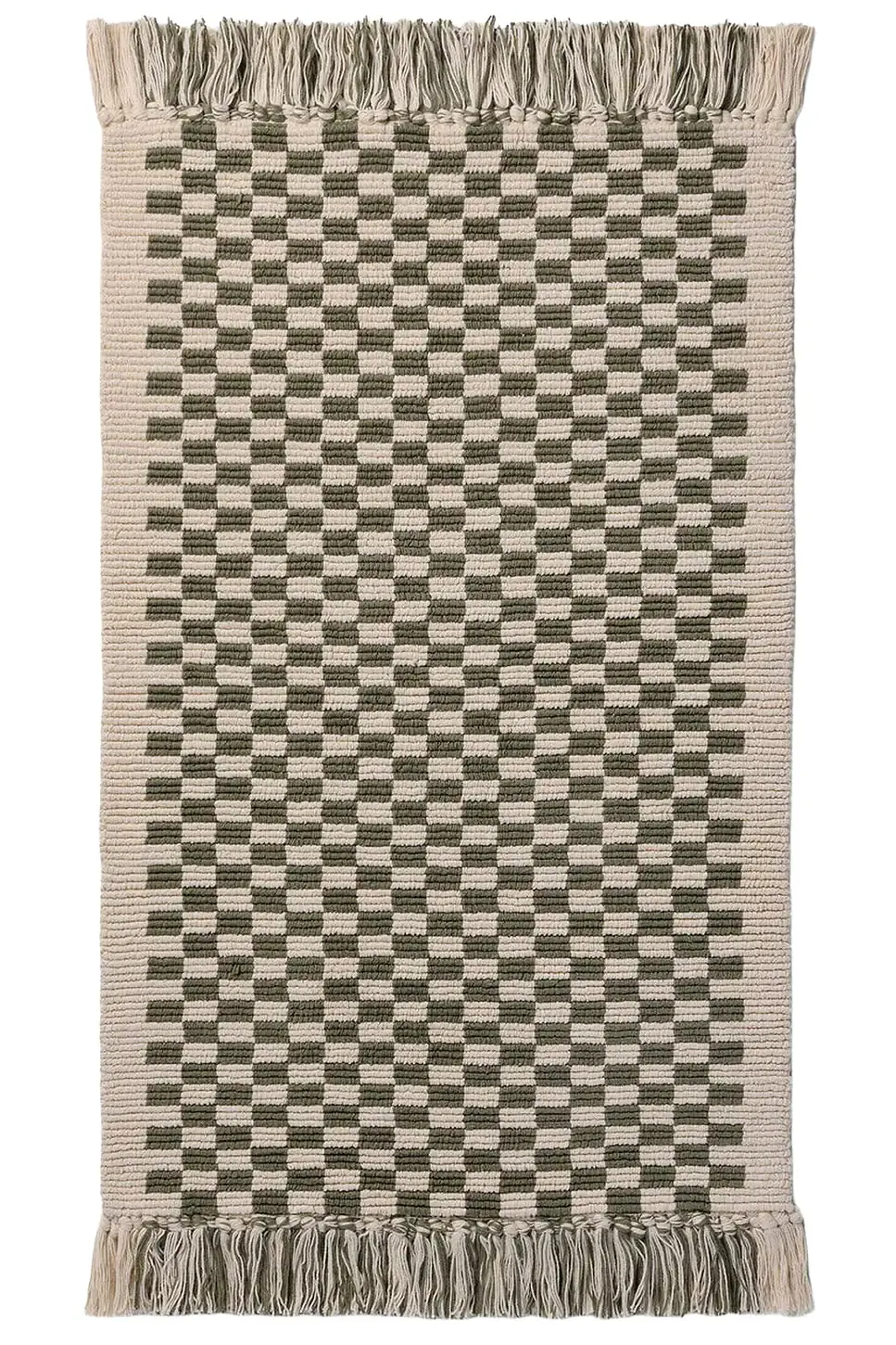 Parachute Checkered Bath Tub Mat