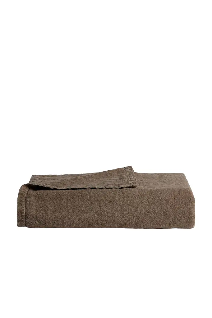 Vintage Linen Bed Blanket Vintage Linen Bed Blanket
