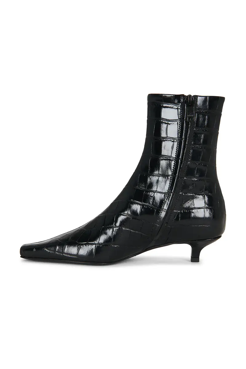 TOTEME Slim Croco Embossed Ankle Boot | Thumbnail 5 TOTEME Slim Croco Embossed Ankle Boot | Thumbnail 5