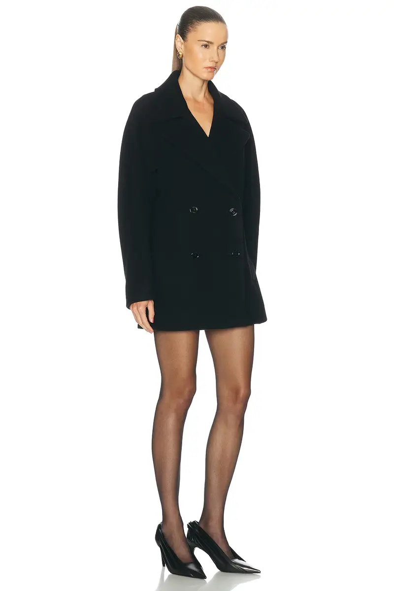 TOTEME Rounded Peacoat | Thumbnail 2 TOTEME Rounded Peacoat | Thumbnail 2