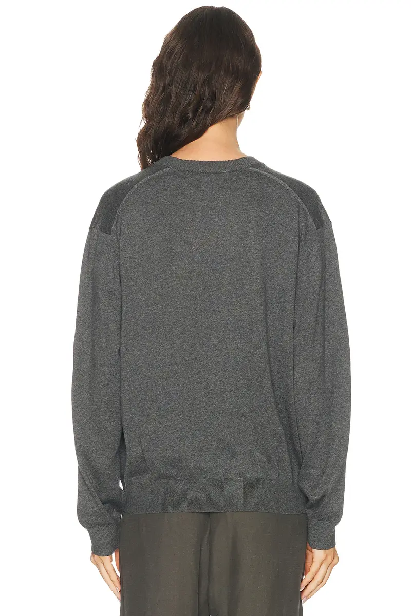 EAVES Devyn V Neck Sweater | Thumbnail 3