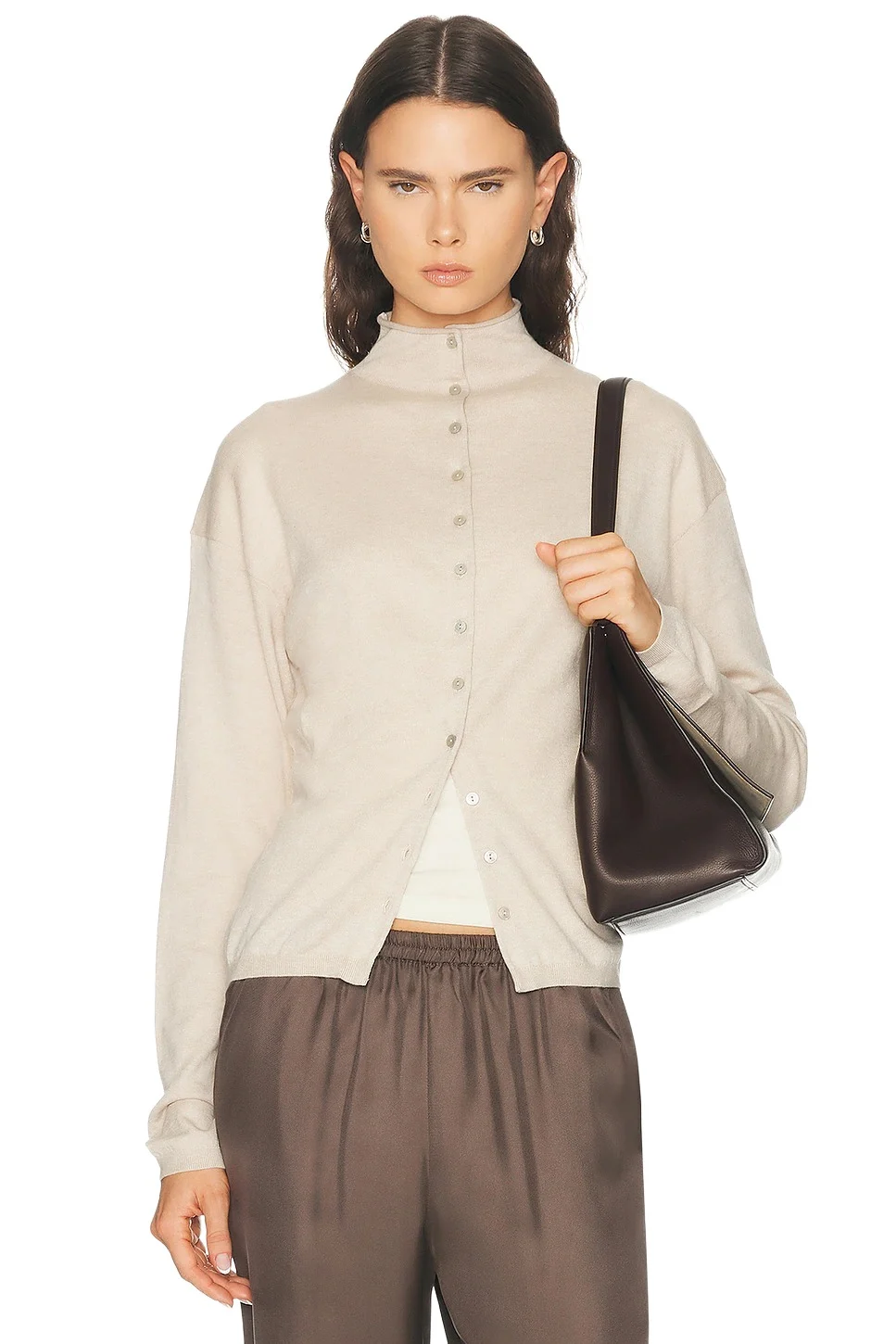 Kaycey Mock Neck Cardigan Kaycey Mock Neck Cardigan