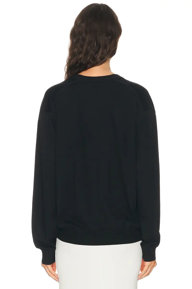 EAVES Devyn V Neck Sweater | Thumbnail 3