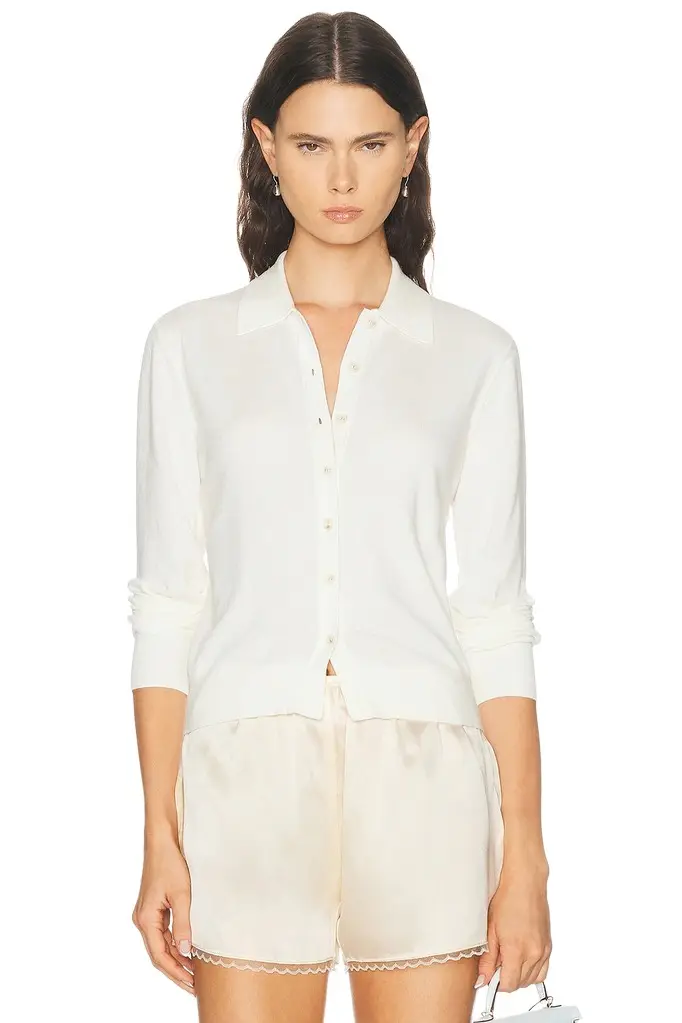 Maegen Polo Collar Cardigan