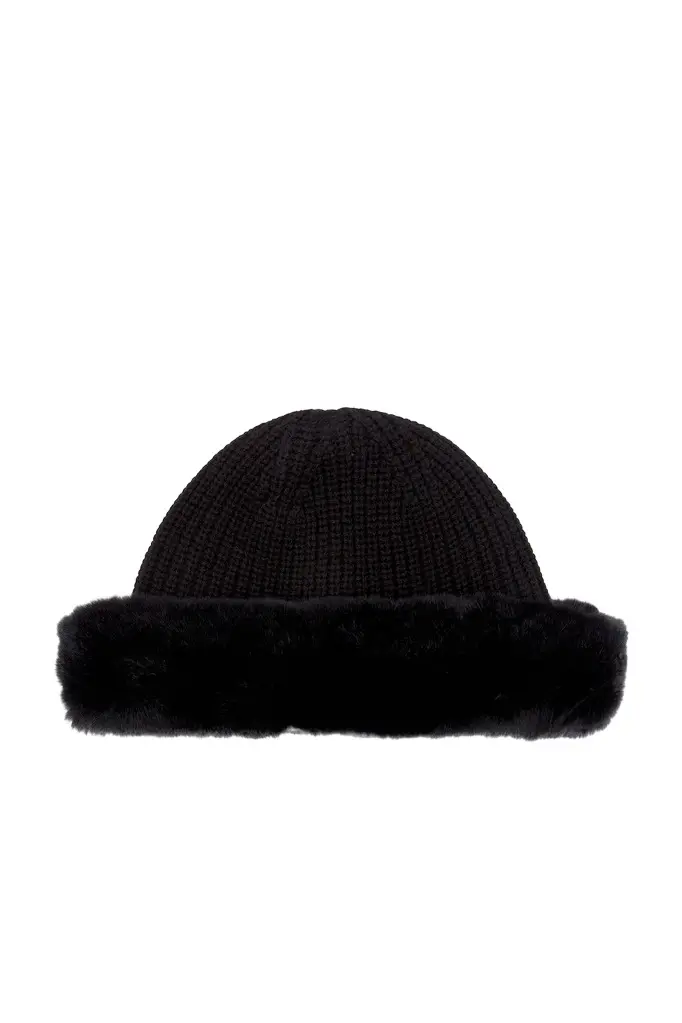 Yves Salomon Rex Rabbit and Cashmere Bonnet
