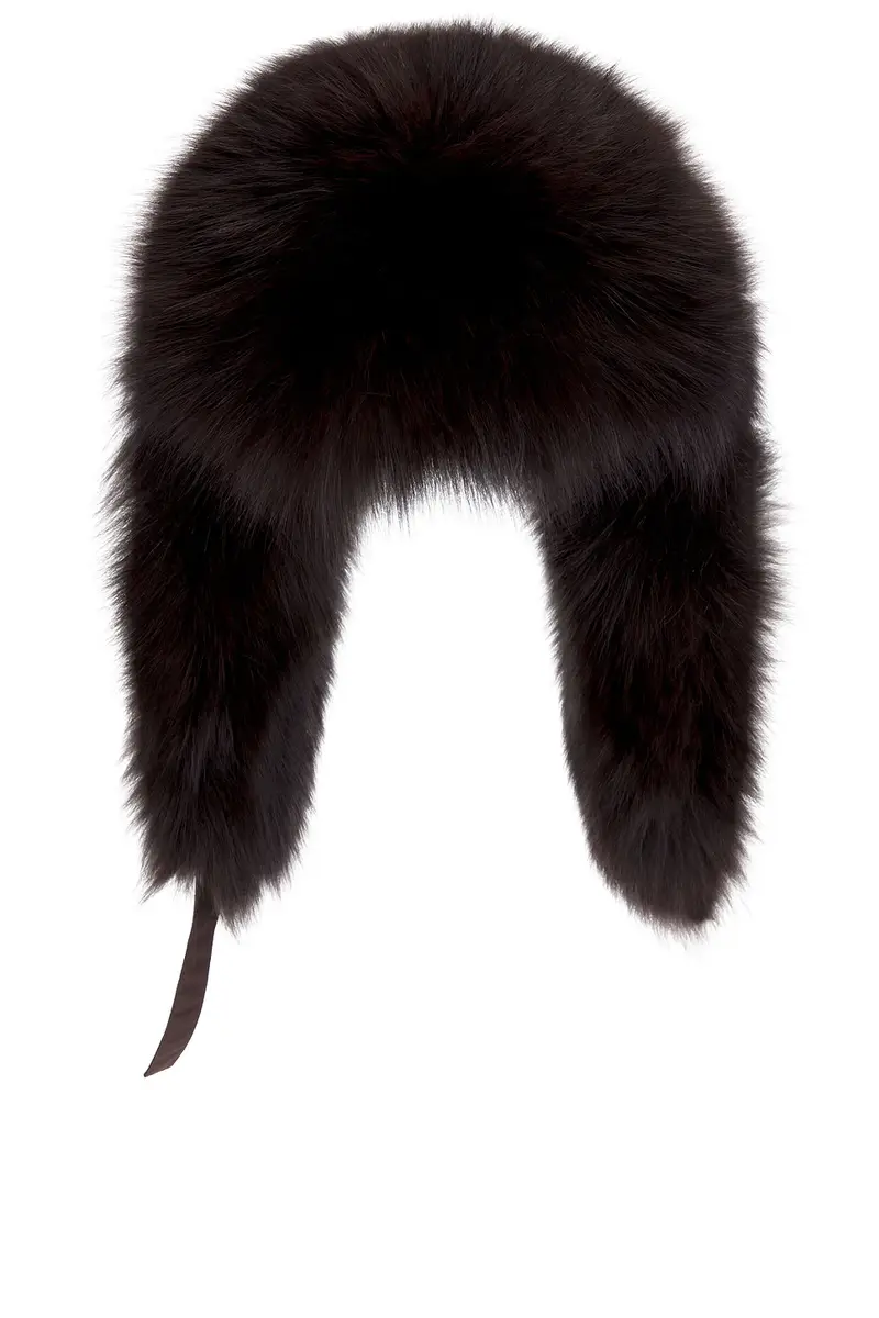 Yves Salomon Fox Fur Chapka
