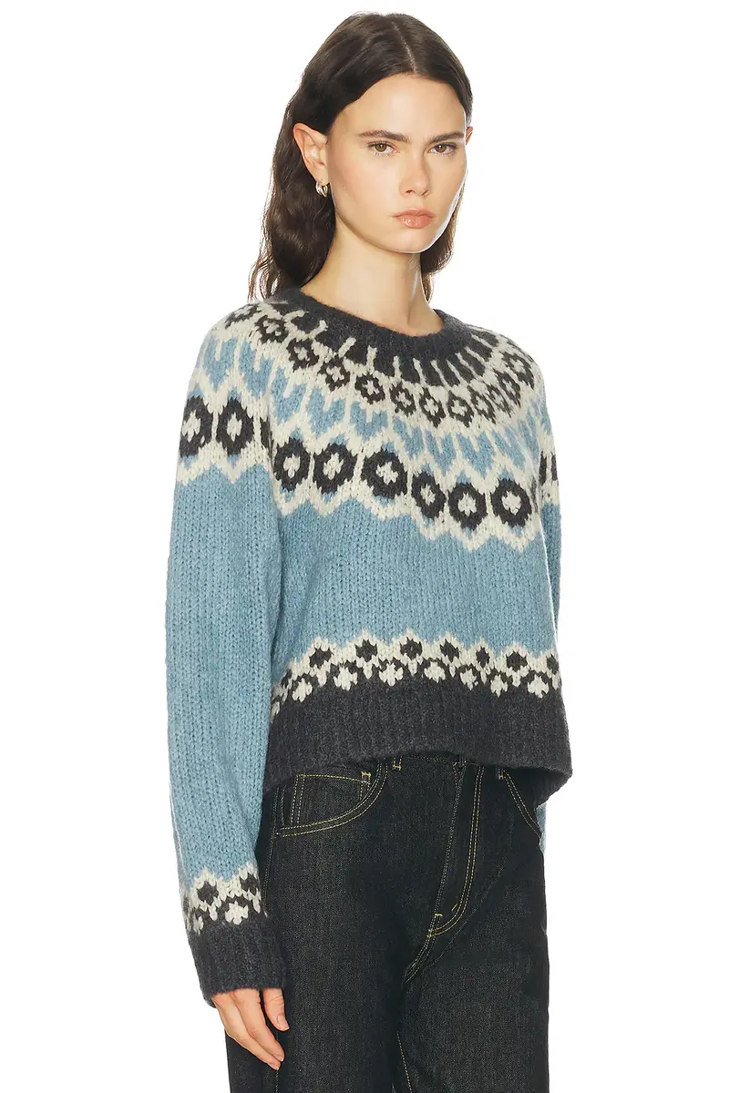 Nili Lotan Isaline Fair Isle Sweater | Thumbnail 2 Nili Lotan Isaline Fair Isle Sweater | Thumbnail 2