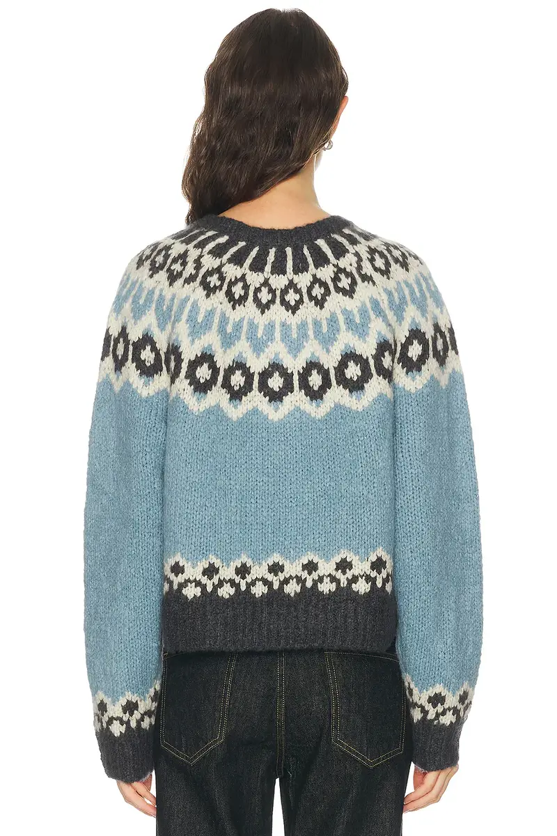 Nili Lotan Isaline Fair Isle Sweater | Thumbnail 3 Nili Lotan Isaline Fair Isle Sweater | Thumbnail 3