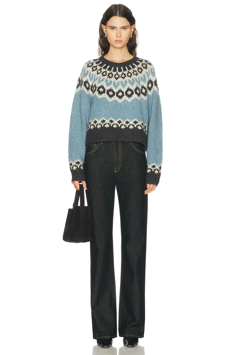 Nili Lotan Isaline Fair Isle Sweater | Thumbnail 4 Nili Lotan Isaline Fair Isle Sweater | Thumbnail 4