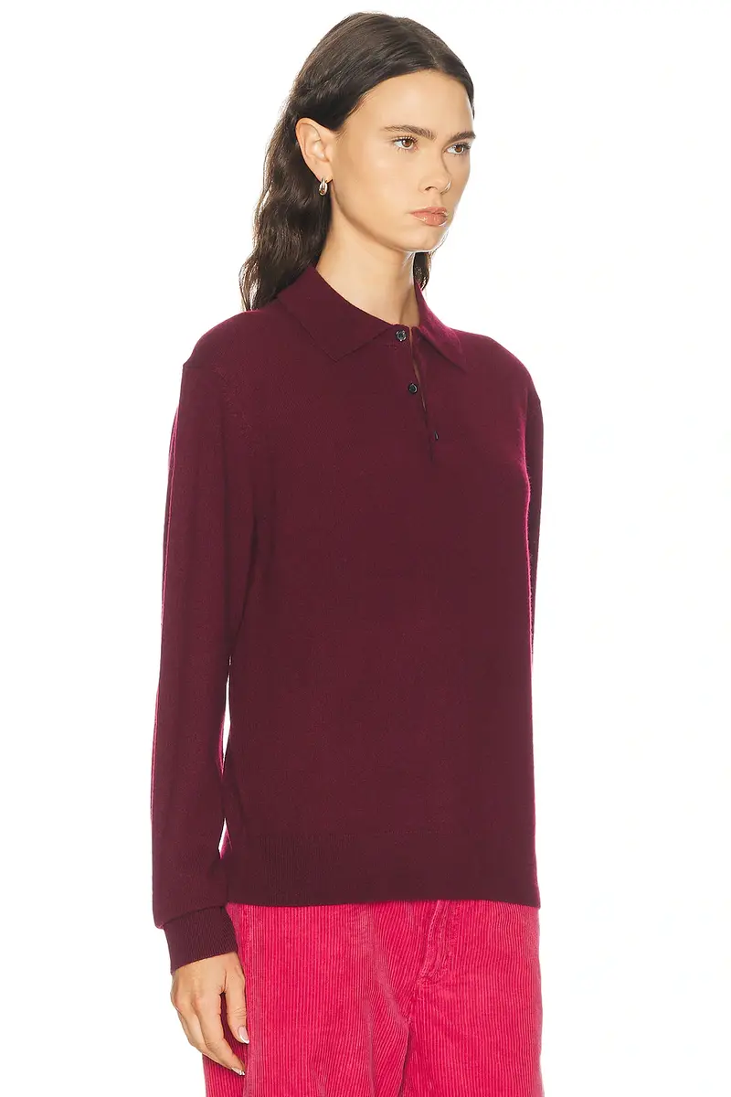 Nili Lotan Jovan Polo Sweater | Thumbnail 2