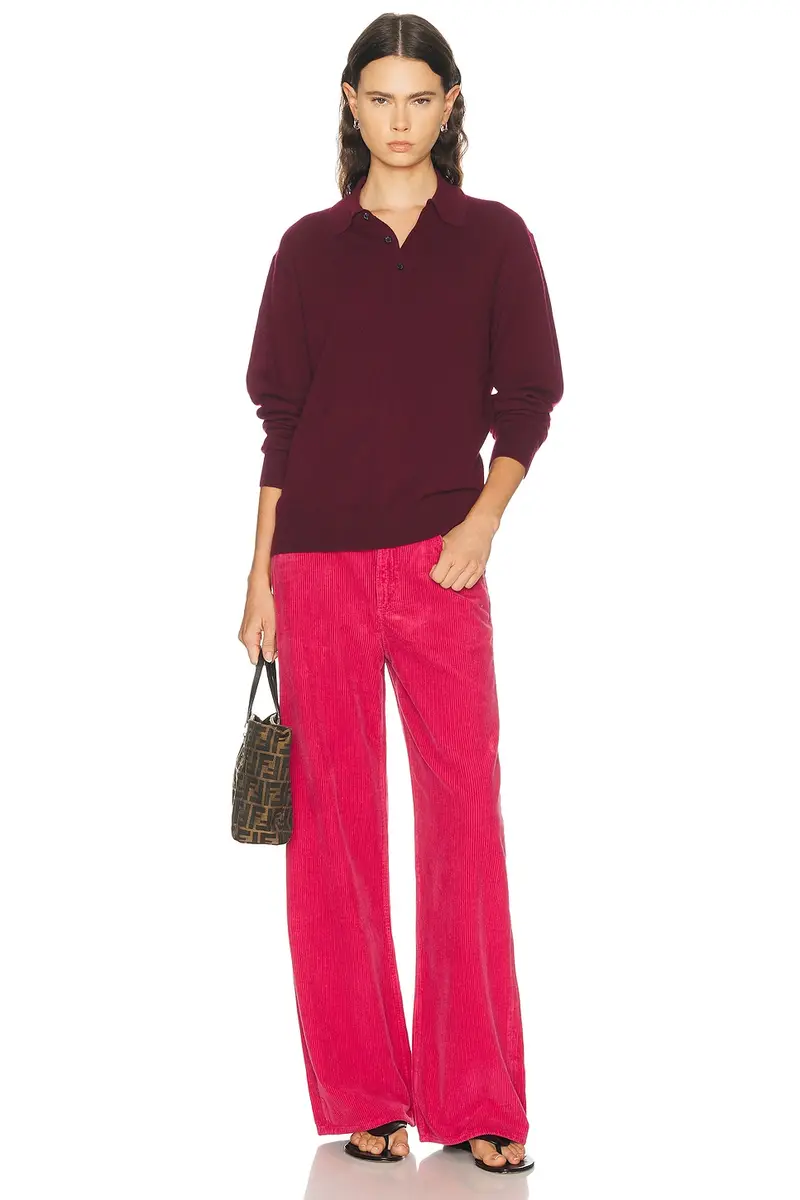 Nili Lotan Jovan Polo Sweater | Thumbnail 4