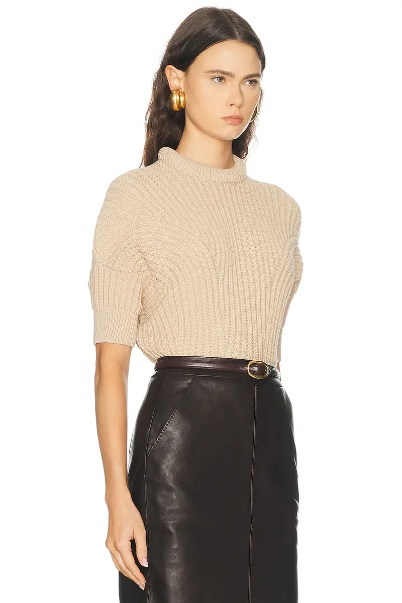 Sportmax Short Sleeve Sweater | Thumbnail 2 Sportmax Short Sleeve Sweater | Thumbnail 2