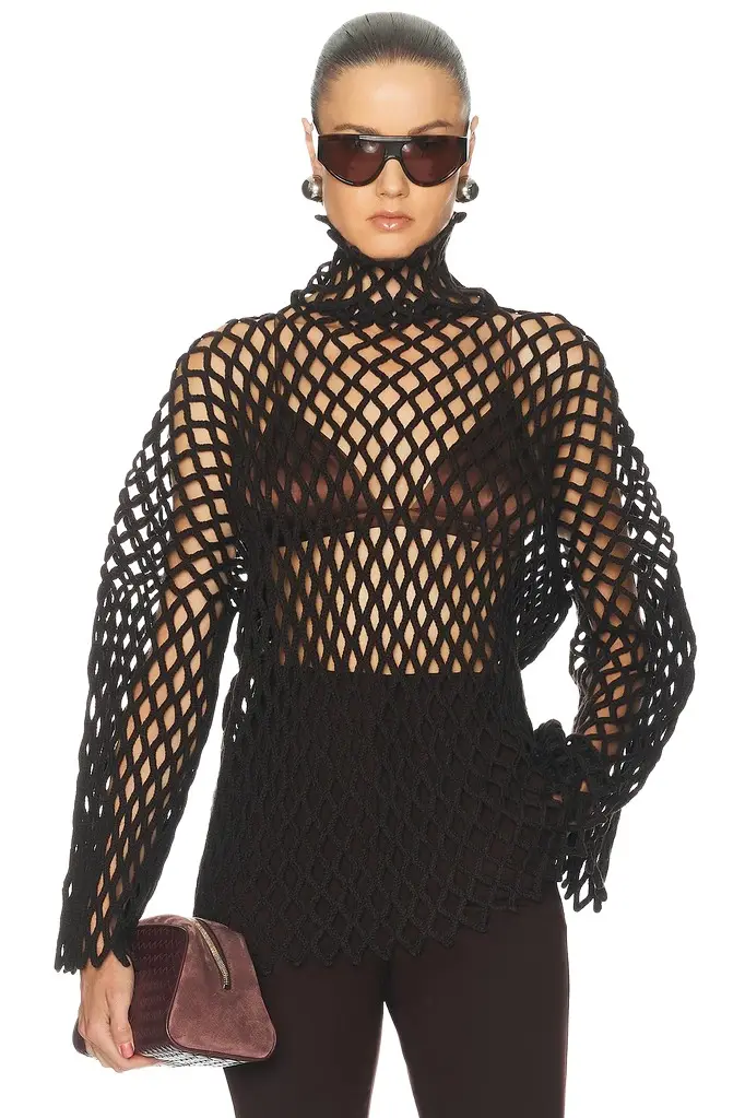 Sportmax Fiesta Open Knit Sweater