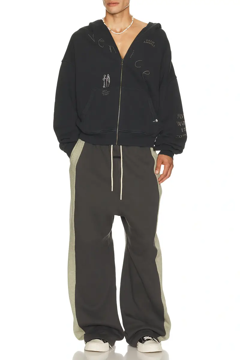 Palm Angels Surfer Dream Zipped Loose Hoodie | Thumbnail 5